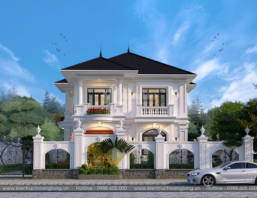 Thiết kế Biệt thự 2 tầng mái Nhật tại Phủ Lý Hà Nam [HL902521]