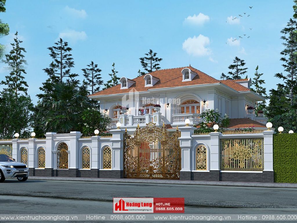Thiết kế thi công Biệt thự Thái Bình [HL170521]