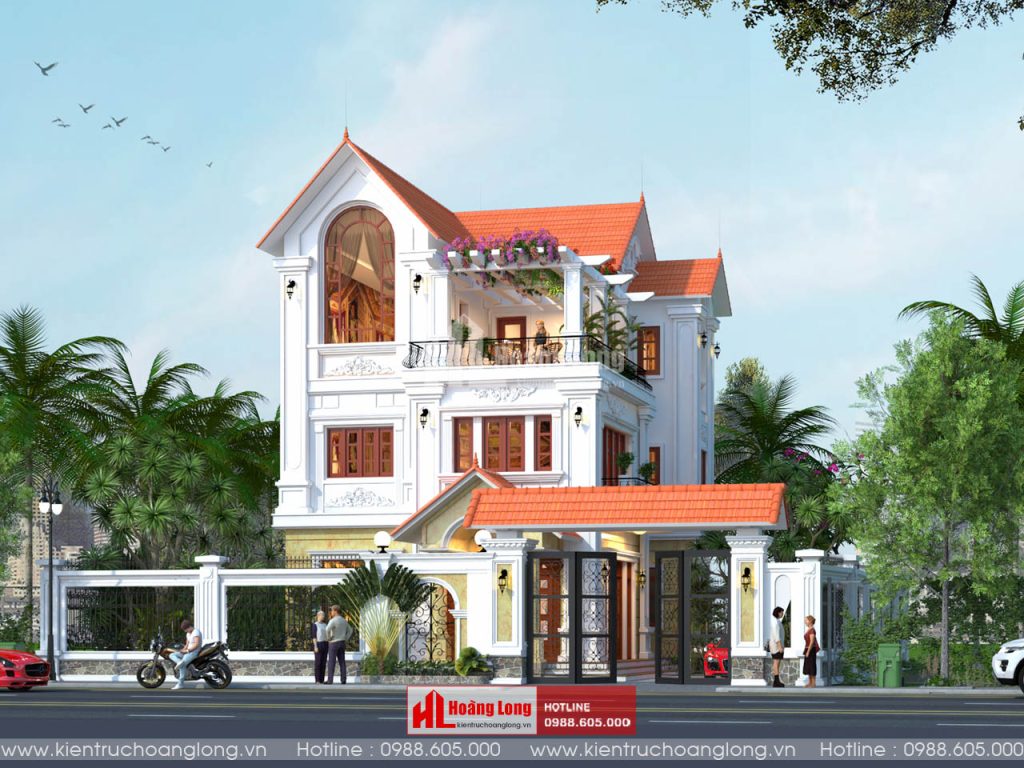 Thiết kế Biệt thự 3 tầng mái thái tại Thuận Thành Bắc Ninh [HL993019]