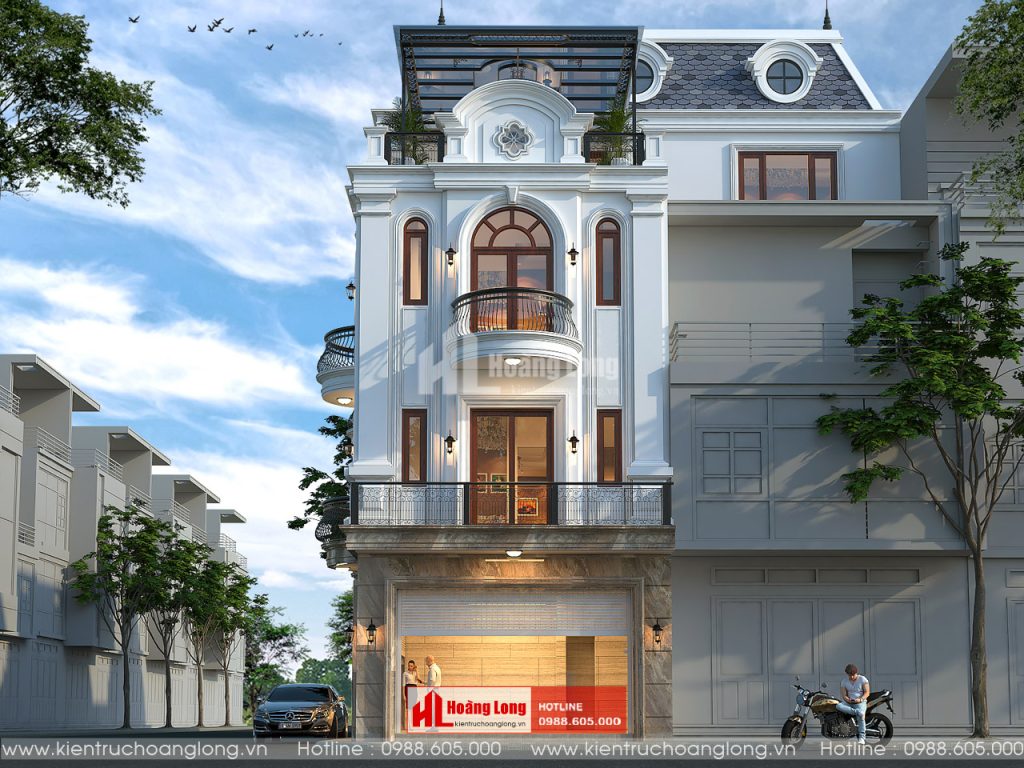 Thiết kế Biệt thự 4 tầng Tân cổ điển tại Thành phố Thanh Hóa [HL361521]