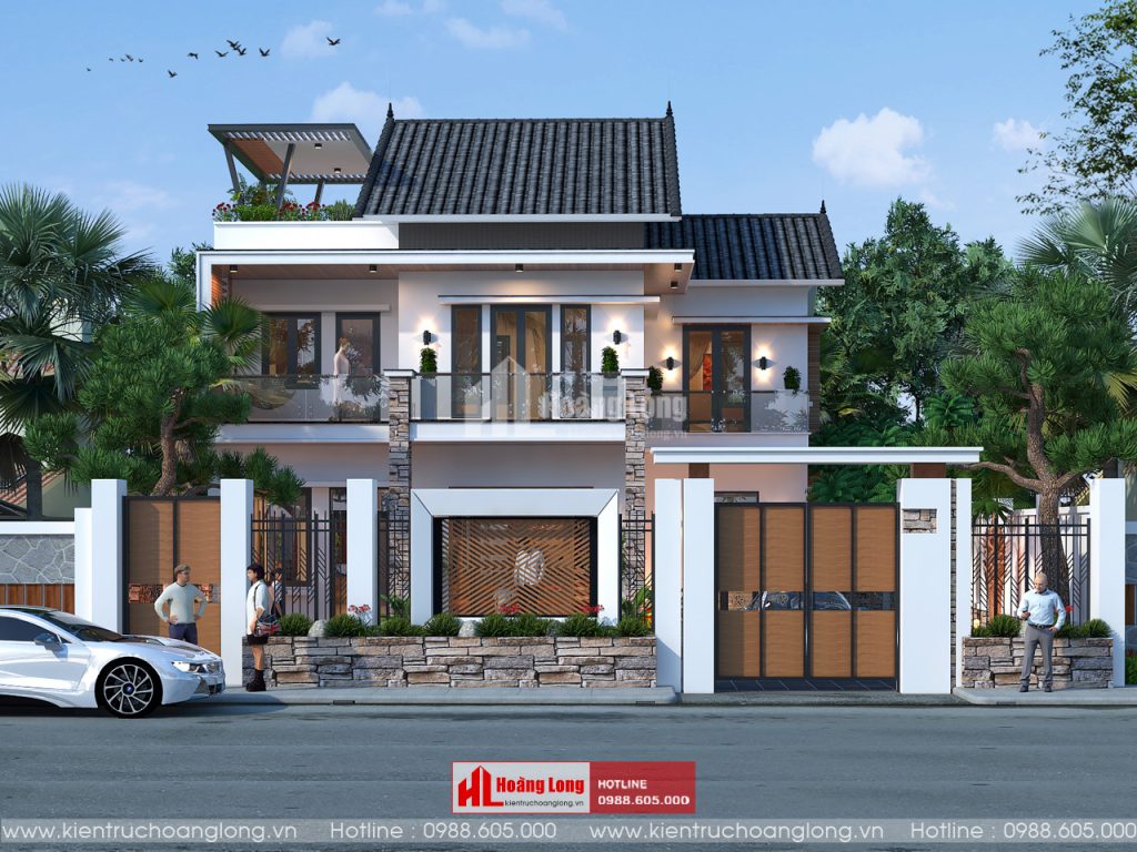 Thiết kế biệt thự 2 tầng hiện đại tại Tam Điệp Ninh Bình [HL350120]