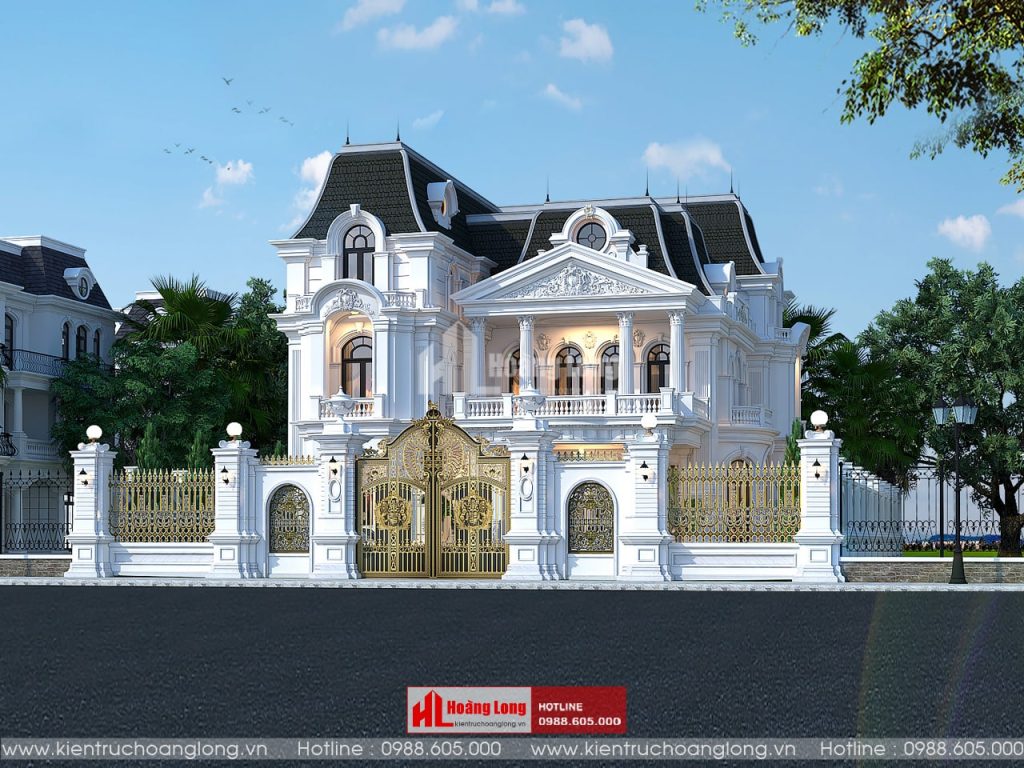 Thiết kế biệt thự 2 tầng tân cổ điển tại Thành Phố Thanh Hóa [HL360322]