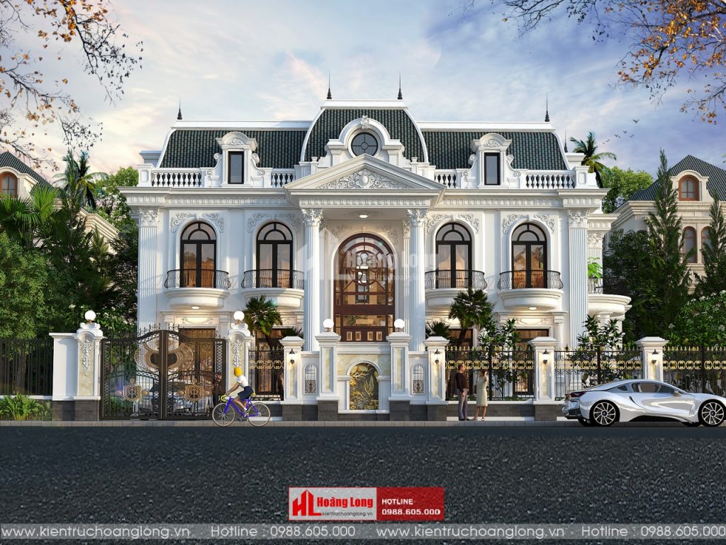 Thiết kế Biệt thự 2 tầng tân cổ điển tại Tiên Du Bắc Ninh [HL990321]