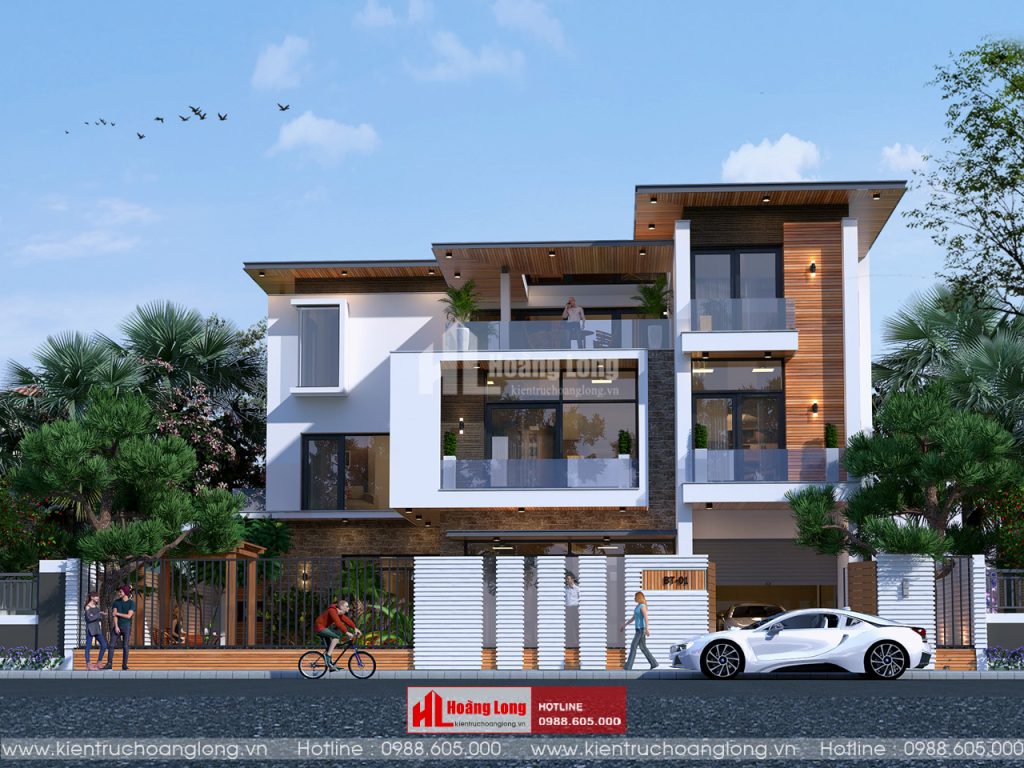Thiết kế biệt thự 3 tầng hiện đại tại Thành Phố Thanh Hóa [HL360420]