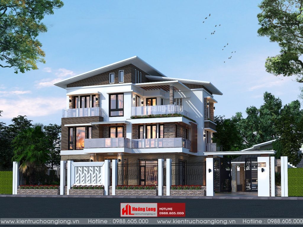 Thiết kế biệt thự 3 tầng hiện đại tại Thiệu Hóa Thanh Hóa [HL360520]