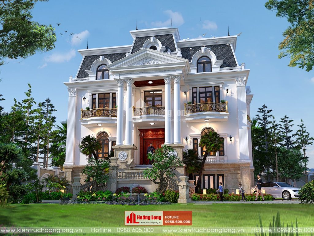 Thiết kế biệt thự 3 tầng tân cổ điển tại Nga Sơn Thanh Hóa [HL360620]