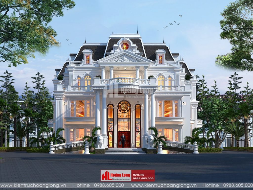 Thiết kế biệt thự 3 tầng tân cổ điển tại Phủ Lý Hà Nam [HL900621]