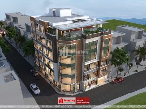 Thiết kế văn phòng kết hợp khách sạn