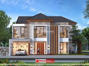 Thiết kế biệt thự mái nhật