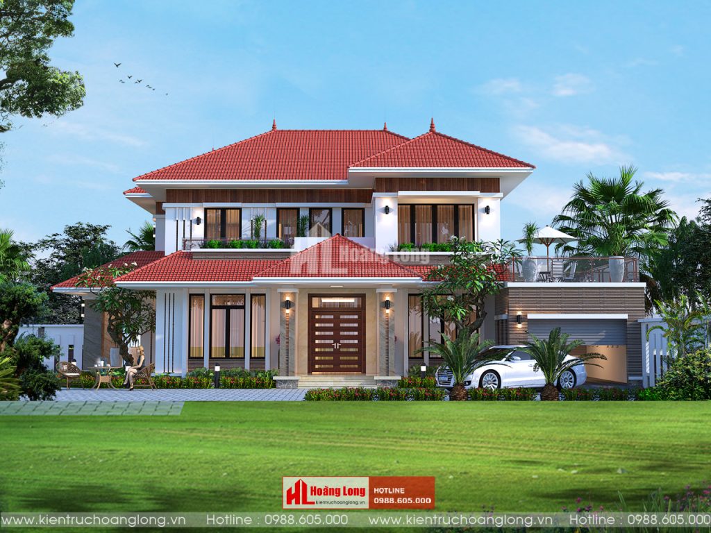 Mẫu Thiết Kế Biệt Thự 2 Tầng Hiện Đại