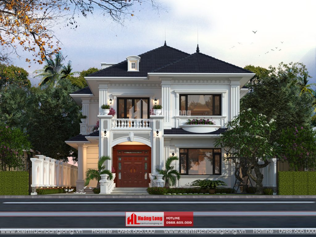 Mẫu Thiết Kế Biệt Thự 2 Tầng Hiện Đại