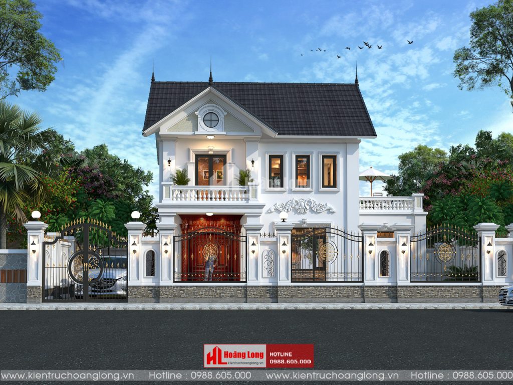 Mẫu Thiết Kế Biệt Thự 2 Tầng Hiện Đại