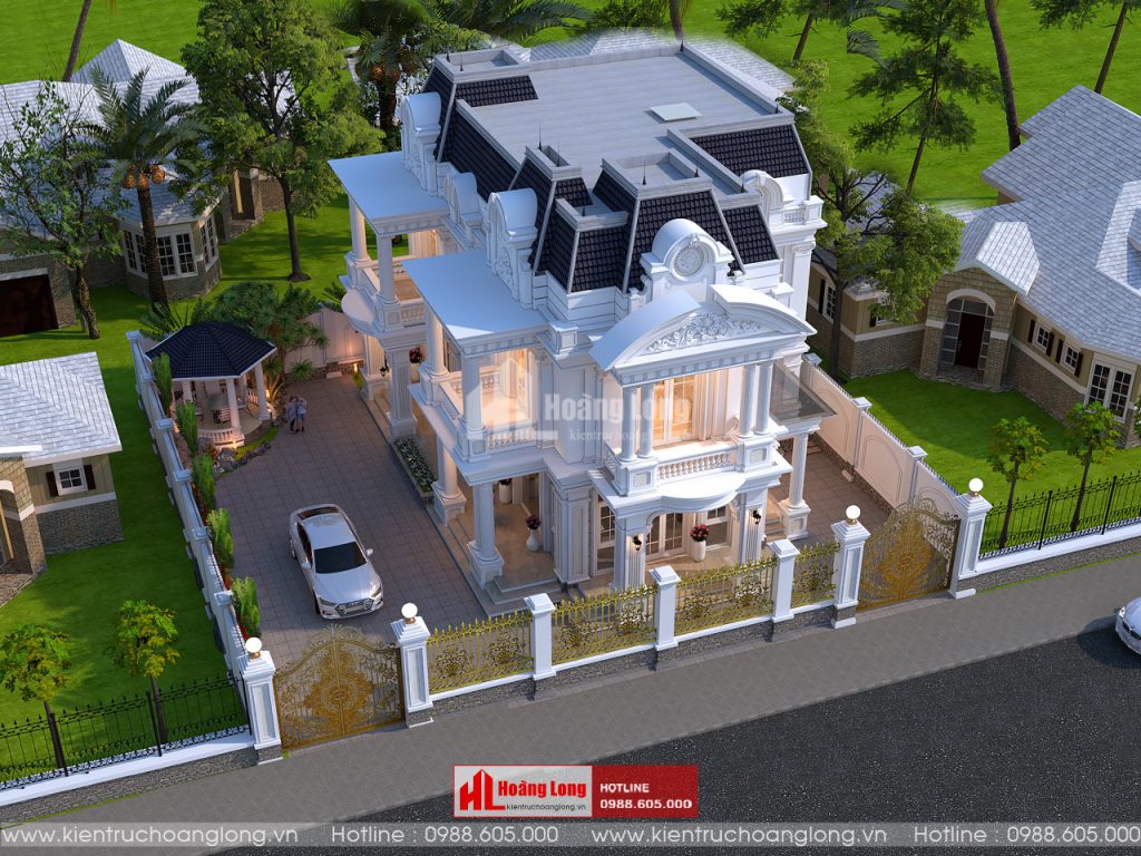 Mẫu Thiết Kế Biệt Thự 2 Tầng Đẹp