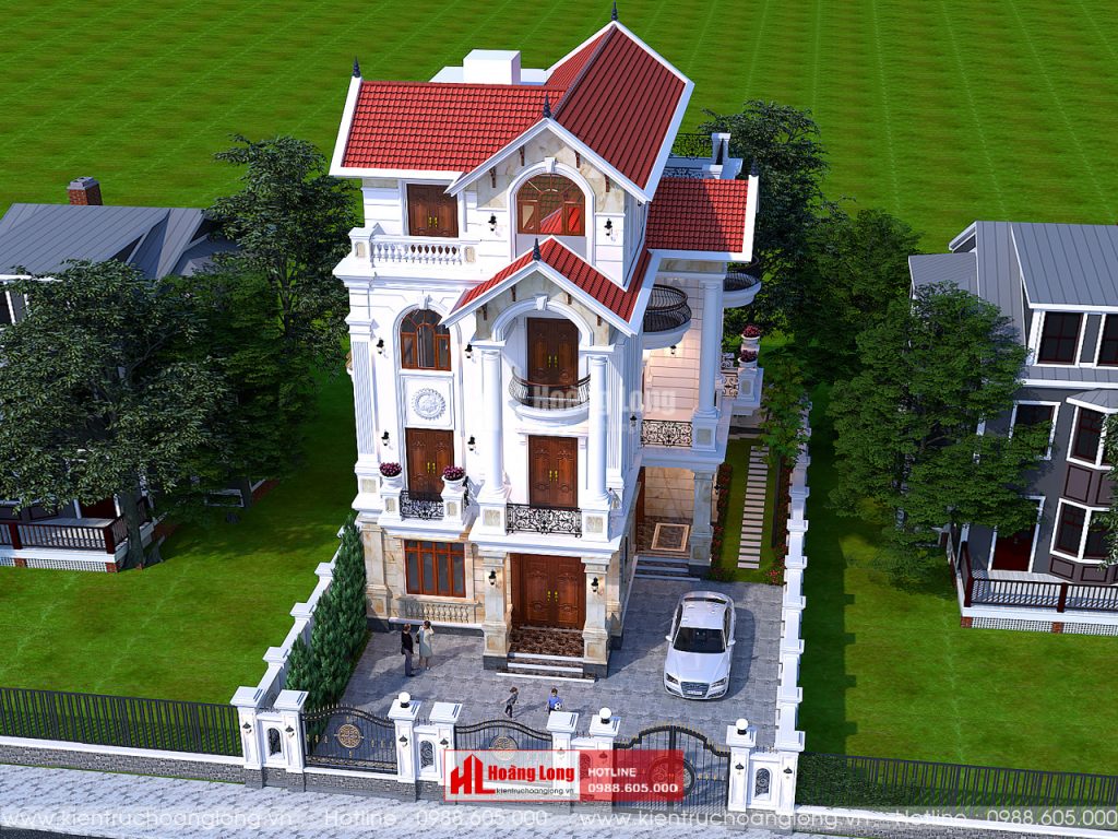 Tổng hợp các mẫu thiết kế biệt thự cổ điển đẹp 2025