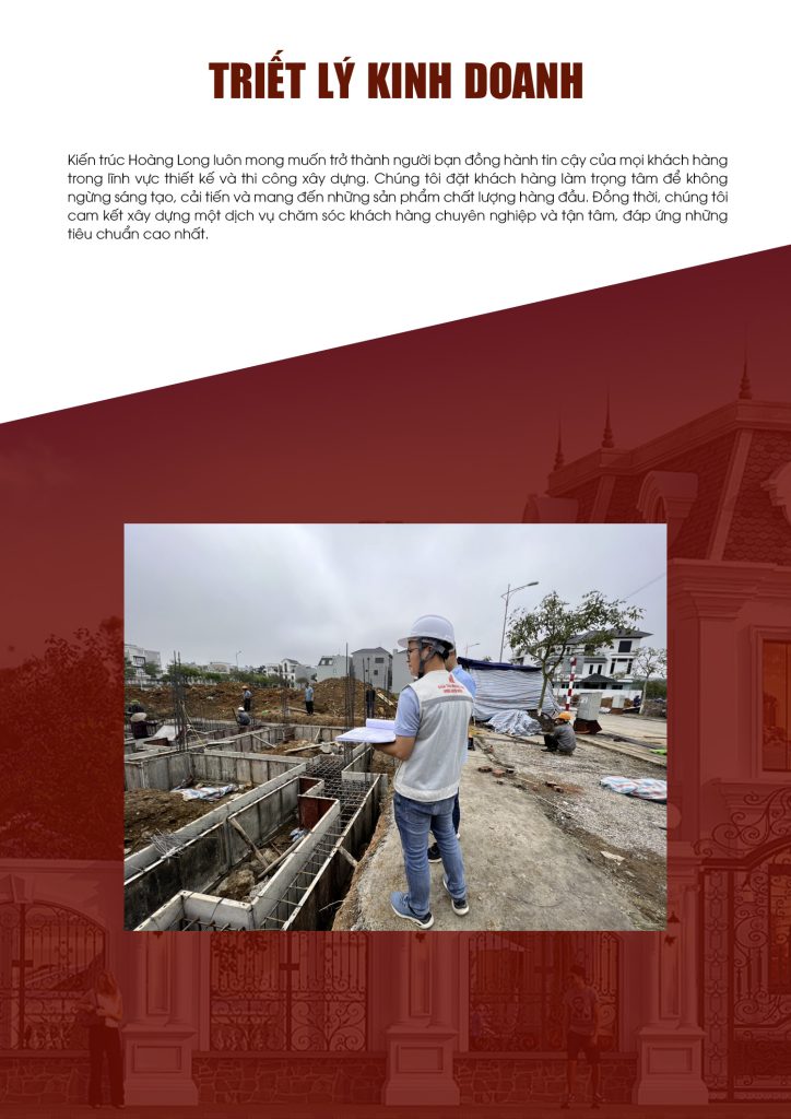 Kiến trúc Hoàng Long - Đơn vị thiết kế thi công biệt thự