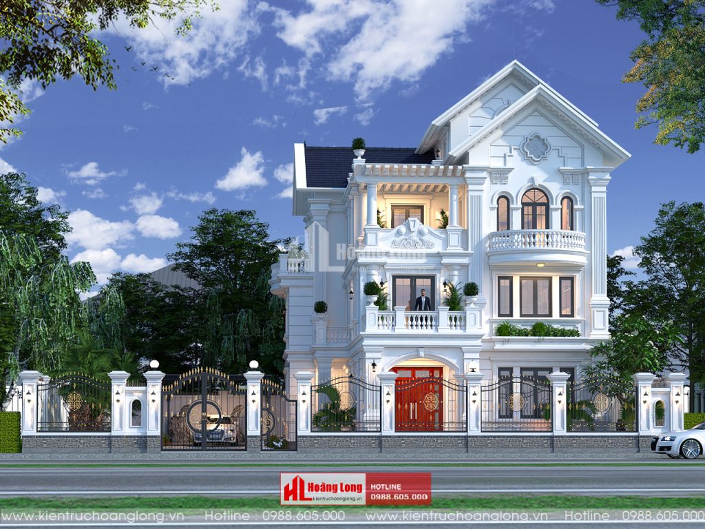 Bản thiết kế biệt thự 3 tầng đẹp