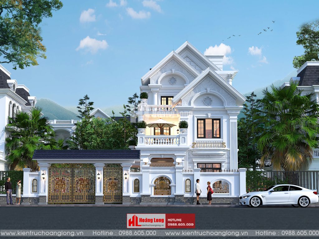 Bản thiết kế biệt thự 3 tầng đẹp