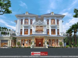 Bản Thiết Kế Nhà Biệt Thự 3 Tầng - Kiến Trúc Hoàng Long
