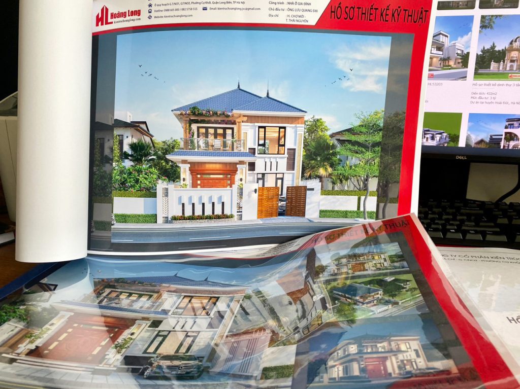 Hồ Sơ Thiết Kế Biệt Thự Kiến Trúc Hoàng Long
