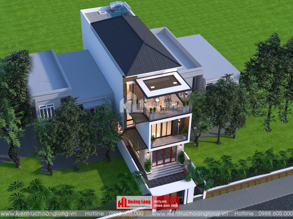 Mẫu Thiết Kế Biệt Thự Phố Hiện Đại 