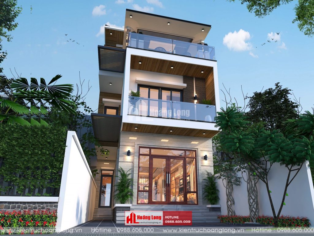 Mẫu Thiết Kế Biệt Thự Phố Hiện Đại 