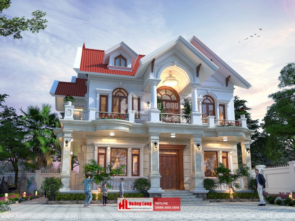 Thiết Kế Biệt Thự 3 Tầng Mái Thái