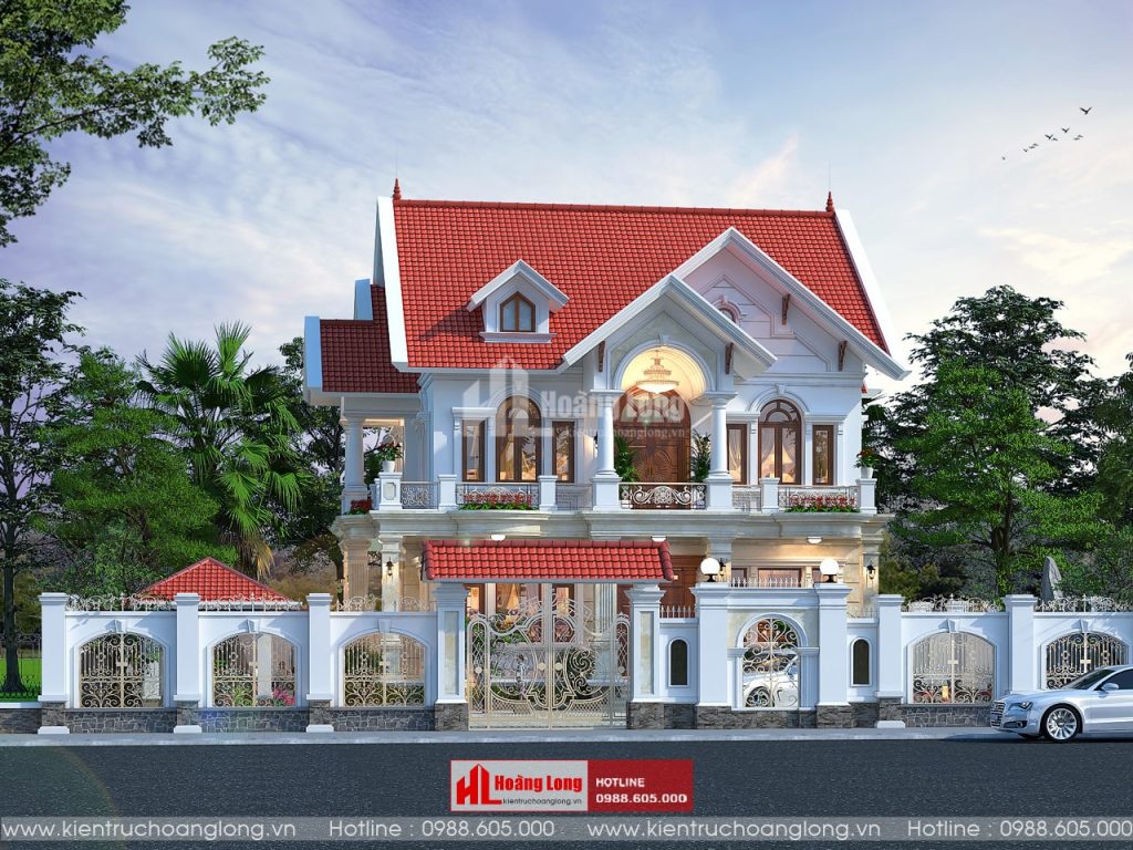 Thiết Kế Biệt Thự 3 Tầng Mái Thái
