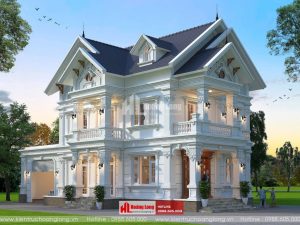 Thiết Kế Biệt Thự 3 Tầng Mái Thái