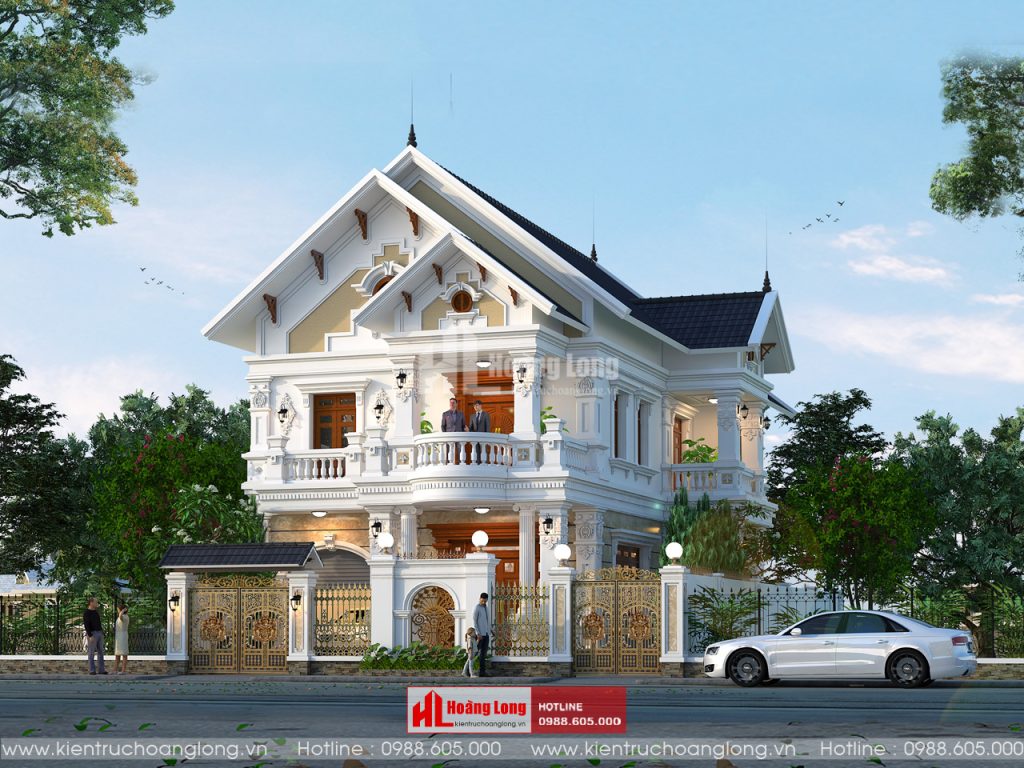 Thiết Kế Biệt Thự 3 Tầng Mái Thái