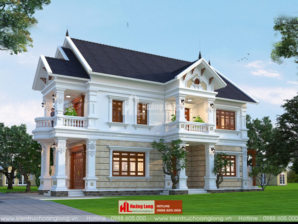 Thiết Kế Biệt Thự 3 Tầng Mái Thái