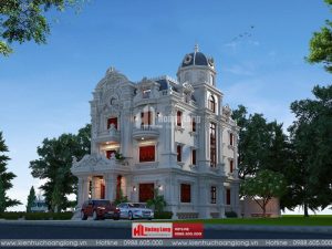 Thiết Kế Biệt Thự 3 Tầng Kiểu Pháp
