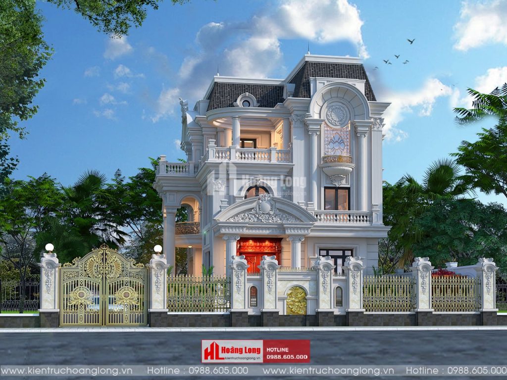 150 Mẫu thiết kế biệt thự 3 tầng ở nông thôn tối ưu chi phí 4 Thiết Kế Biệt Thự 3 Tầng Ở Nông Thôn