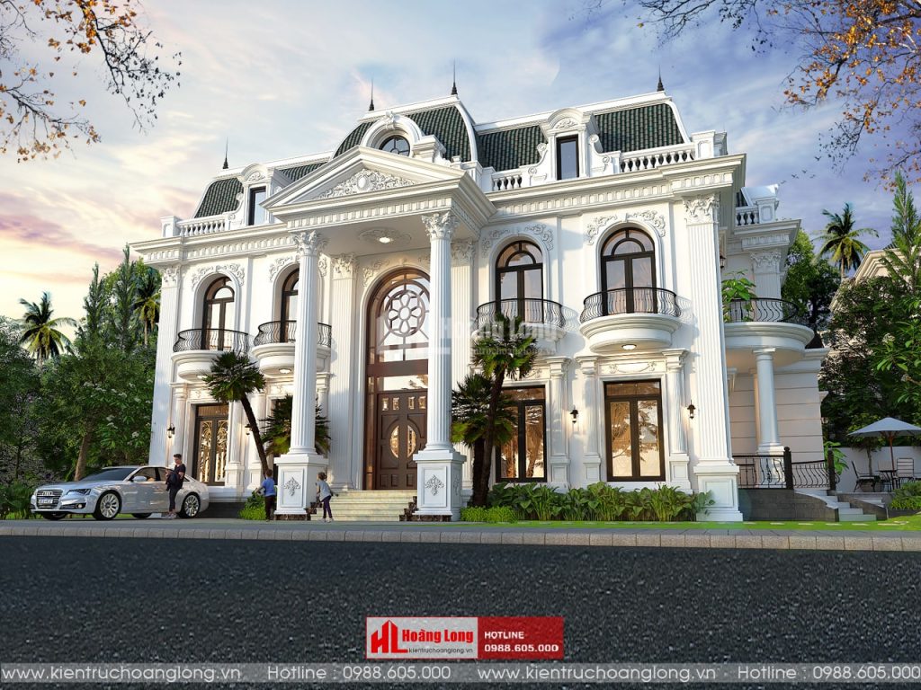 Thiết kế biệt thự hai tầng của Kiến trúc Hoàng Long