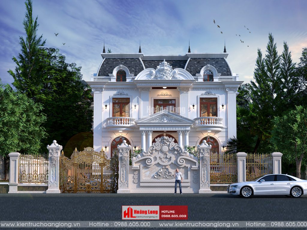 Thiết kế biệt thự hai tầng của Kiến trúc Hoàng Long