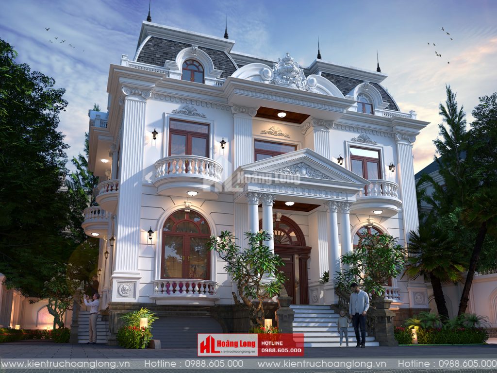 Thiết kế biệt thự hai tầng của Kiến trúc Hoàng Long