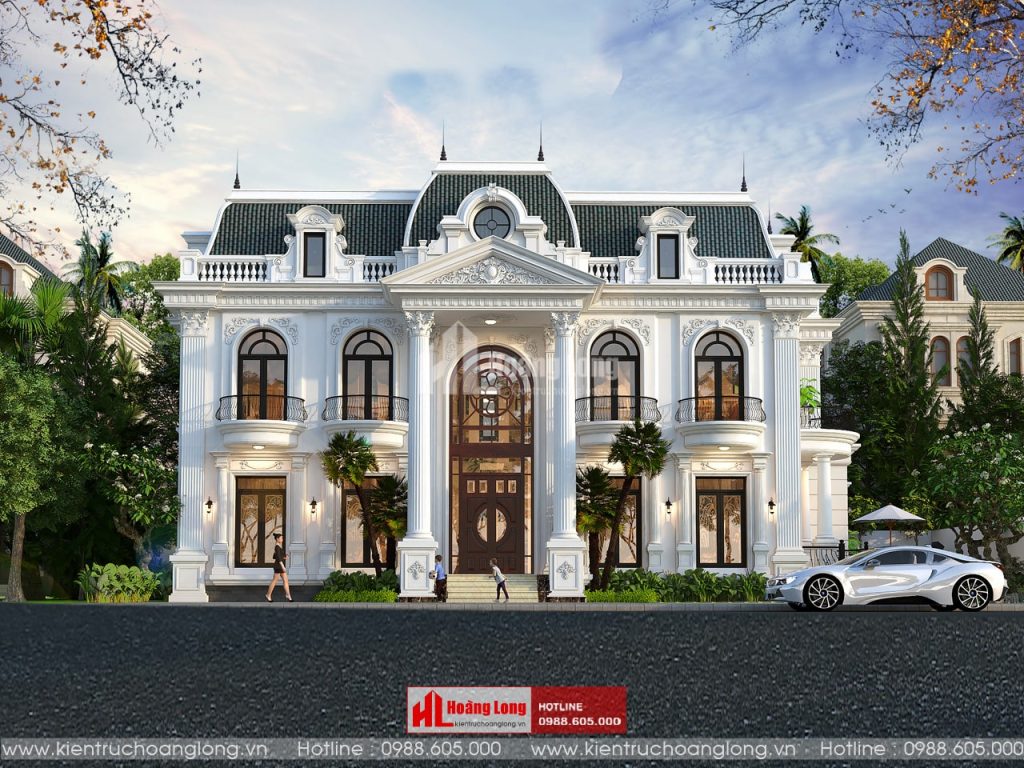 Thiết kế biệt thự hai tầng của Kiến trúc Hoàng Long