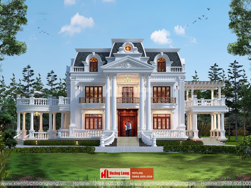 Thiết kế biệt thự hai tầng của Kiến trúc Hoàng Long