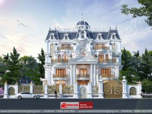 Mẫu Thiết Kế Biệt Thự Kiến Trúc Pháp