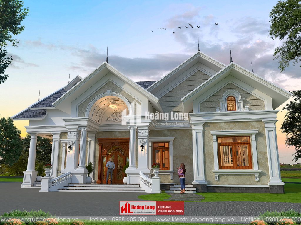 Thiết kế thi công biệt thự tại Thái Bình