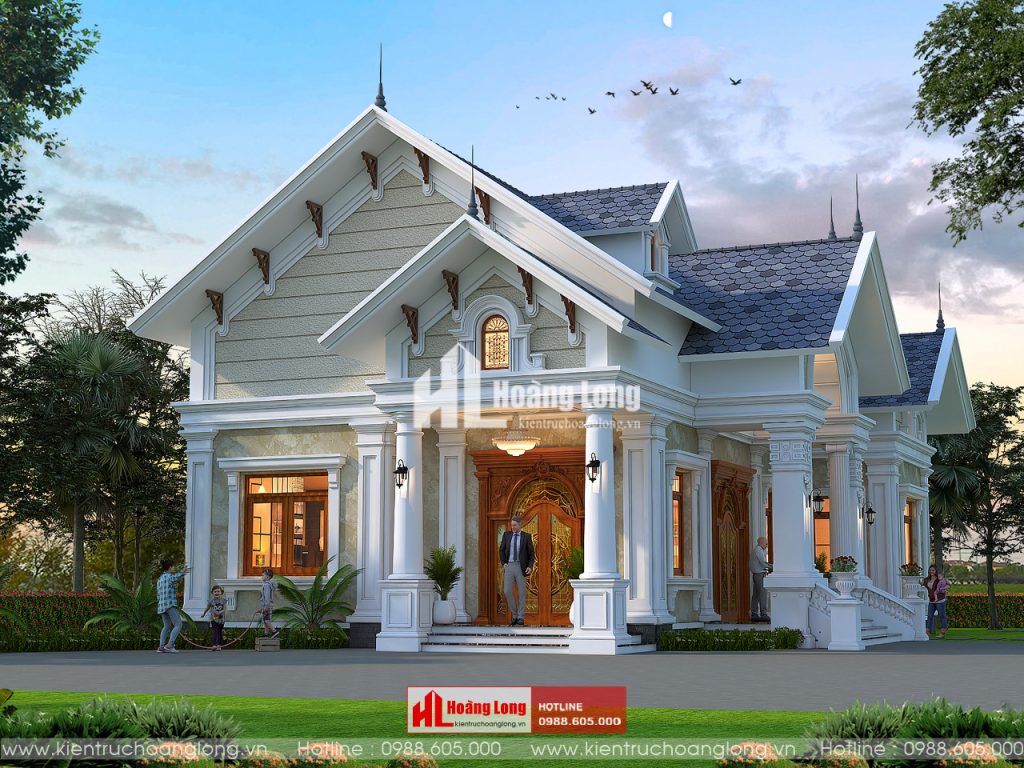 Thiết kế thi công biệt thự tại Thái Bình