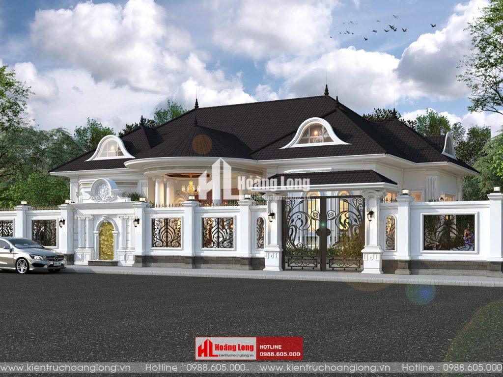 99+ Bản vẽ thiết kế nhà biệt thự 1 tầng đẹp 2026 sang trọng 6 Bản Vẽ Thiết Kế Nhà Biệt Thự 1 Tầng