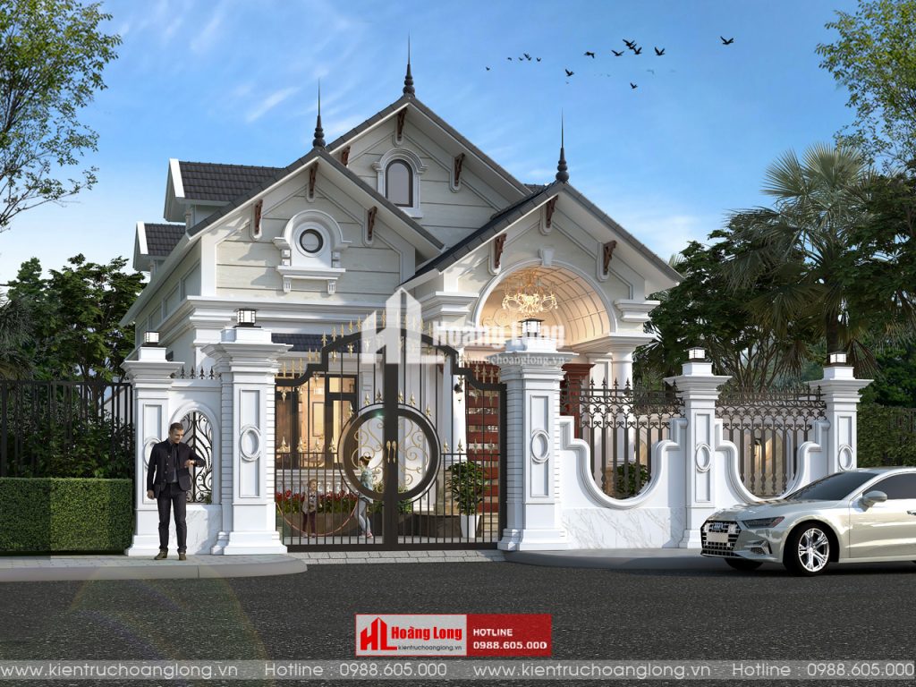 99+ Bản vẽ thiết kế nhà biệt thự 1 tầng đẹp 2026 sang trọng 4 Bản Vẽ Thiết Kế Nhà Biệt Thự 1 Tầng