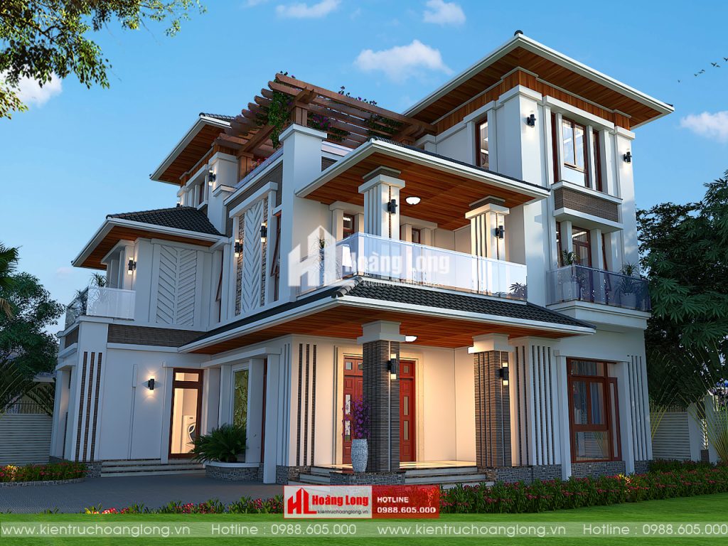 Hồ sơ thiết kế biệt thự 3 tầng chuẩn cho biệt thự sang trọng 6 Hồ Sơ Thiết Kế Biệt Thự 3 Tầng