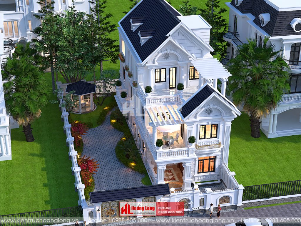 Các xu hướng thiết kế sân vườn nhà biệt thự mới nhất 2025 1 Thiết Kế Sân Vườn Nhà Biệt Thự