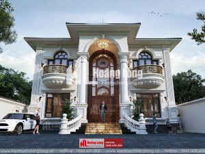Biệt Thự Tân Cổ Mái Nhật 2 Tầng